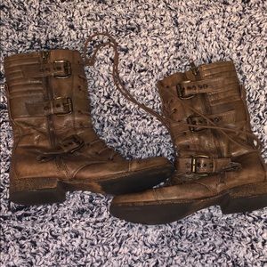 Steve Madden Dark Brown Combat boots